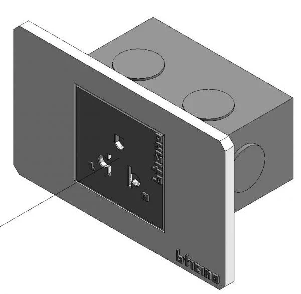 1-Gang Electrical Outlet Socket