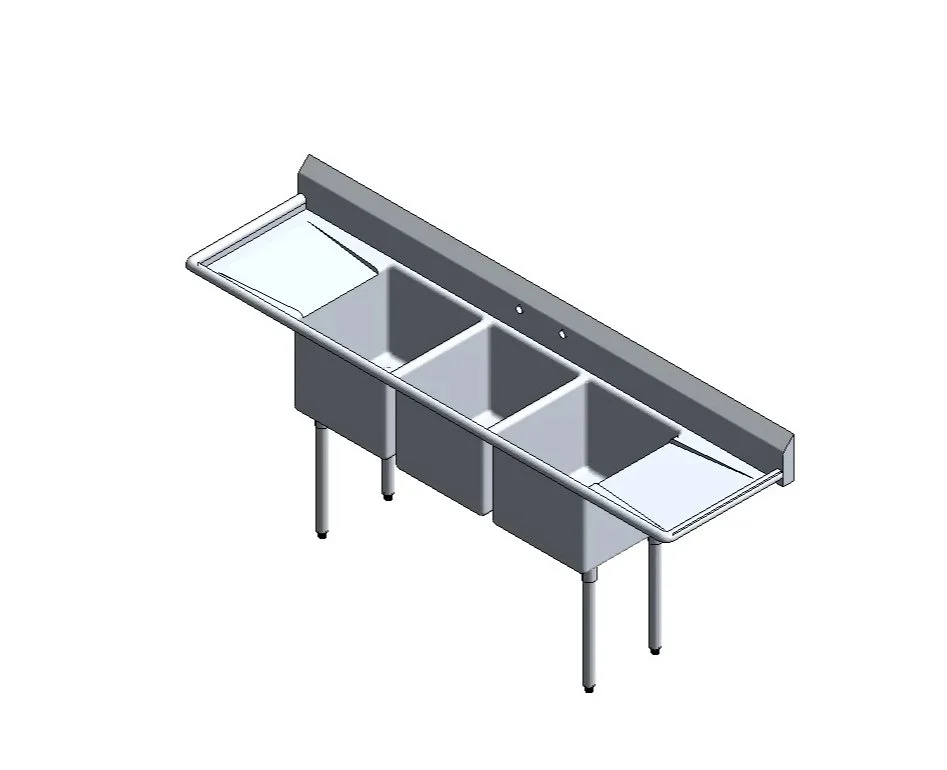 3 Compartment Sink