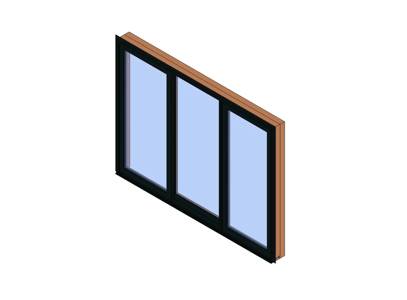 3 Panel Sliding Door