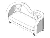 3 Seater Upholstered Sofa