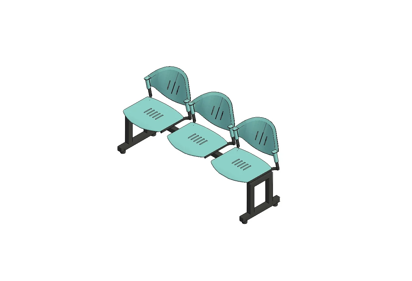 3 Seater Waiting Chair