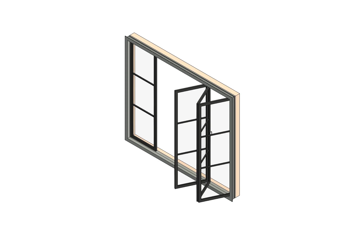 4 Panel Stacking Door