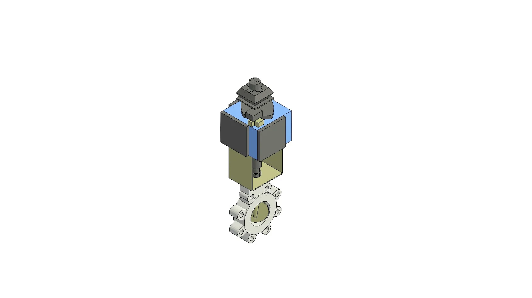 Actuated Butterfly Valve