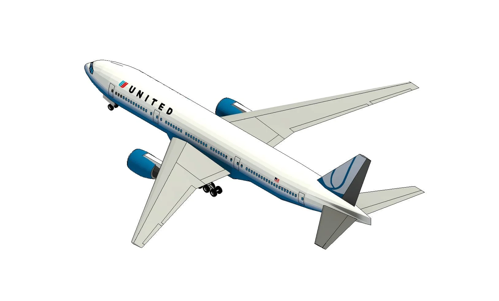 Airplane Boeign 777
