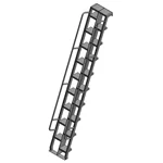 Alternating Tread Stairs to Roof Hatch
