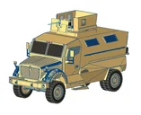 Armored MRAP Military Vehicle
