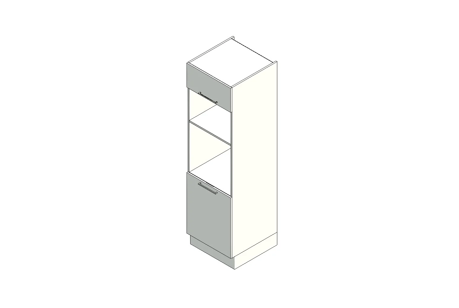 Built-in Oven Microwave Cabinet