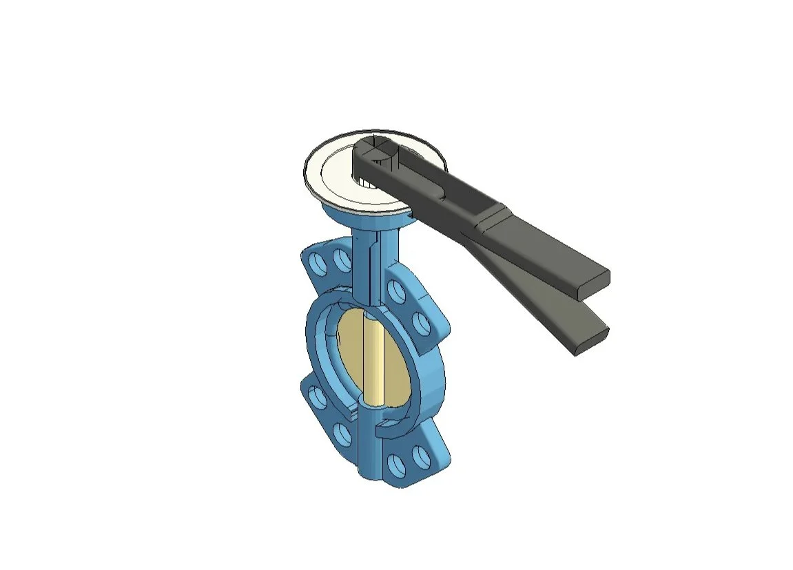 Butterfly Valve Mechanical Piping