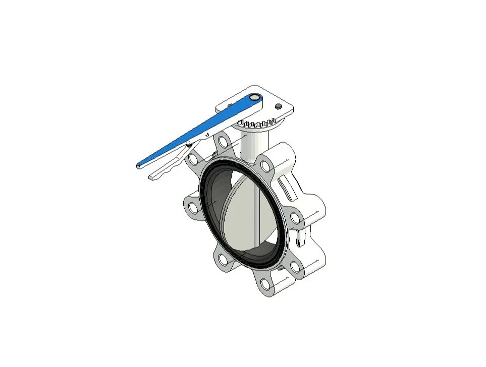 Butterfly Valve Mechanical Piping