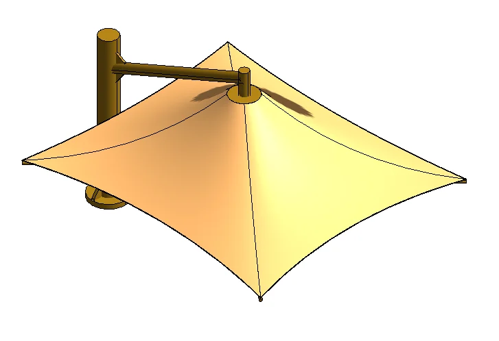 Car Parking Canopy Shade Structure