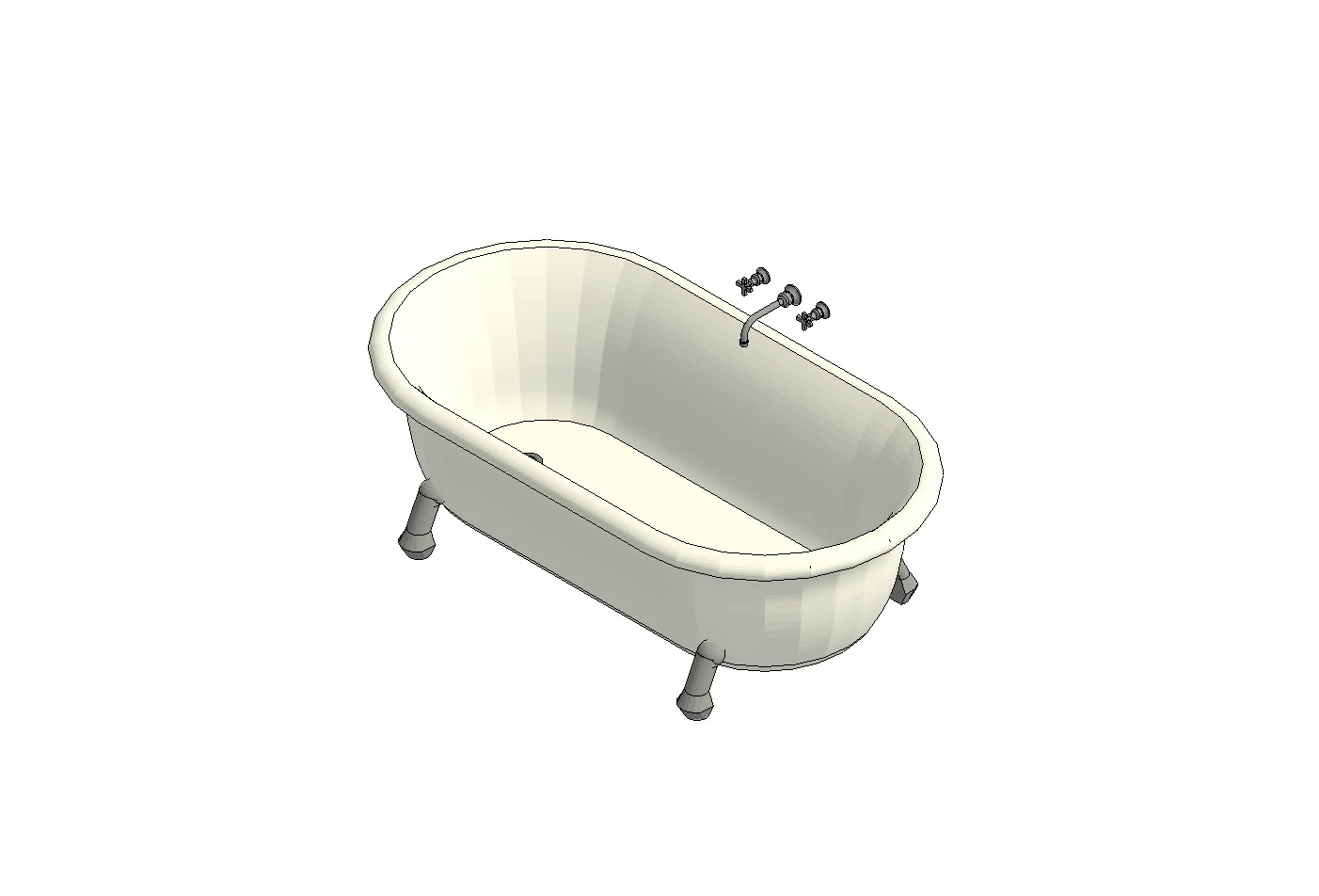 Clawfoot Bathtub Traditional Residential