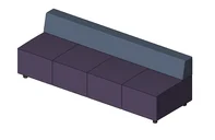 Coalesse Await Four Seat Sofa