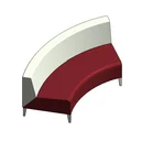 Coalesse Circa Inward Loveseat