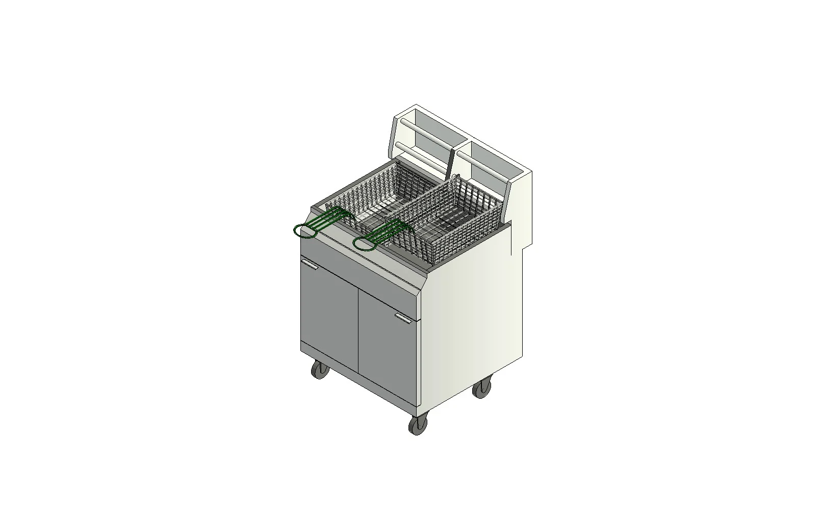 Commercial Double Deep Fryer