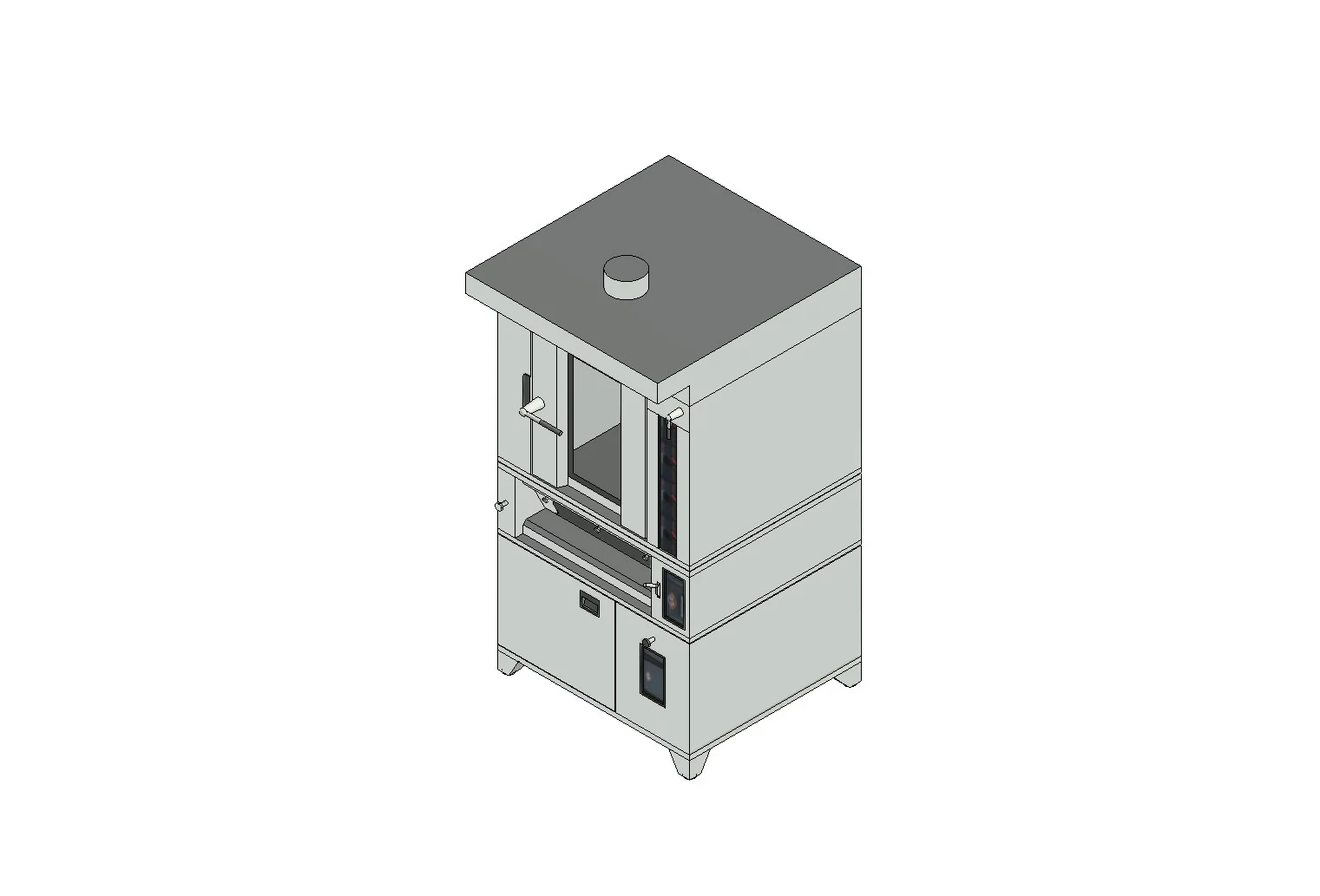 Commercial Rotary Convection Oven
