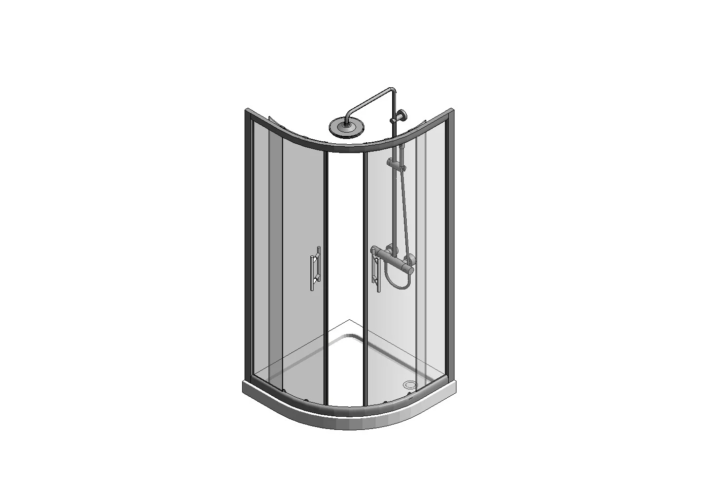 Corner Shower