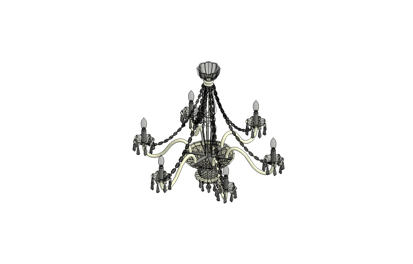 Crystal Chandelier Interior Lighting