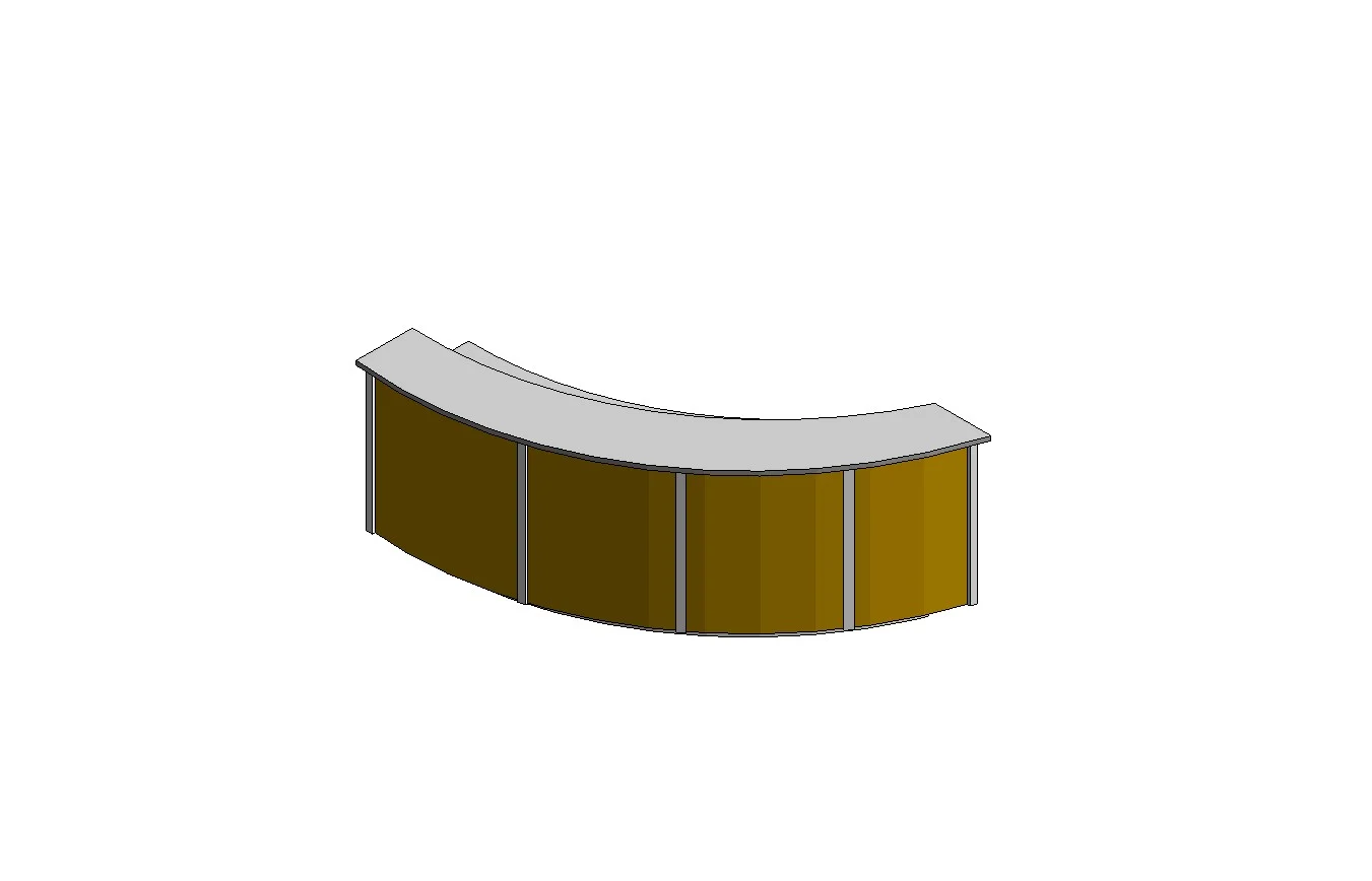 Curved Reception Desk Office Furniture