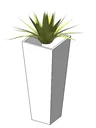 Decorative Planter With Shrub