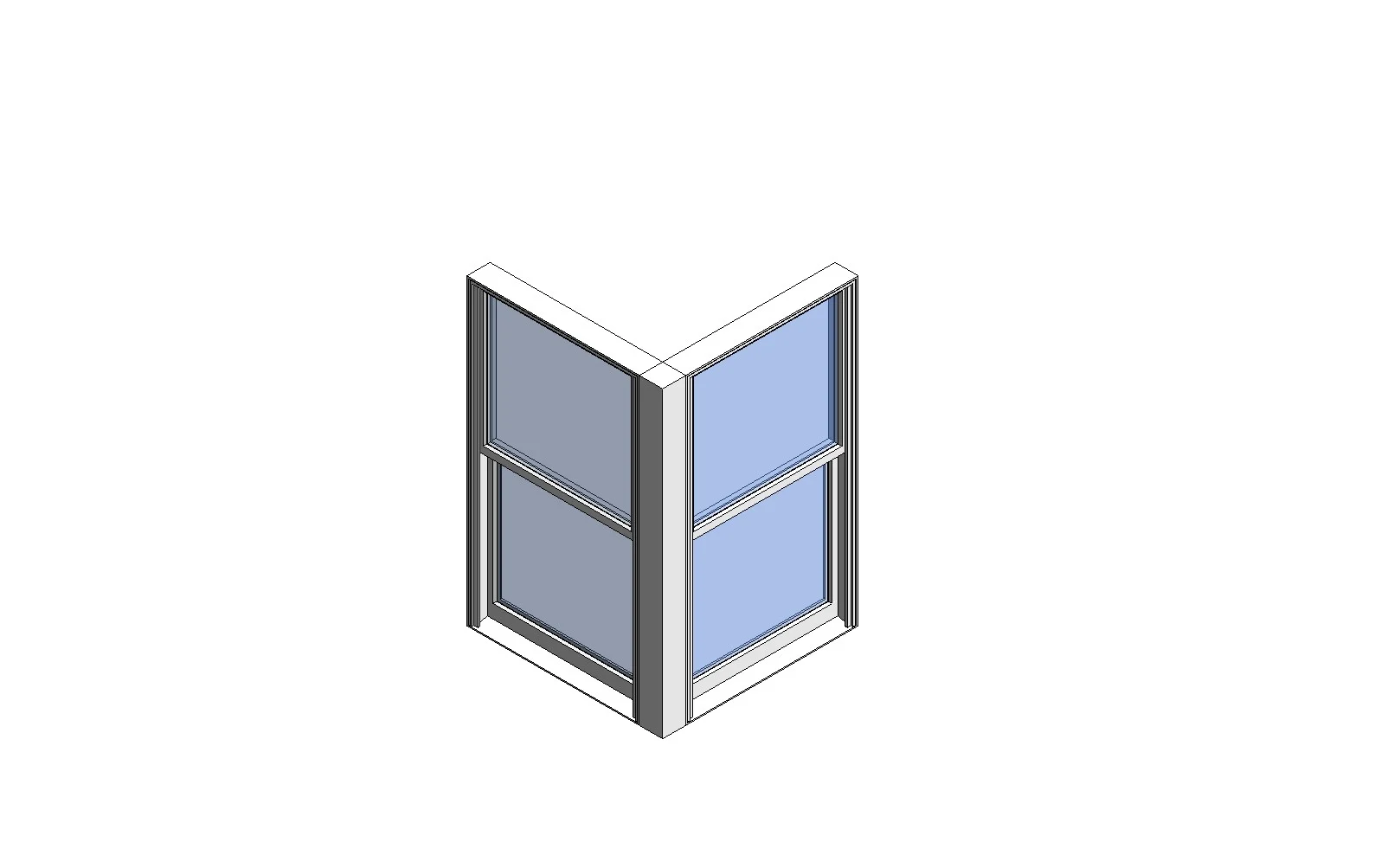 Double Hung Corner Window