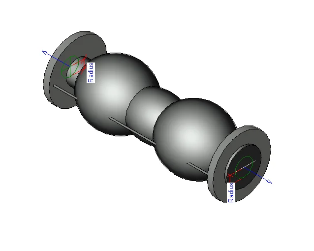 Doublesphere Rubber Expansion Joint