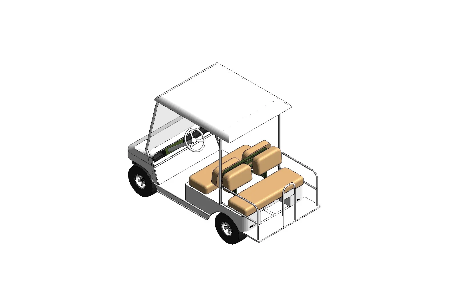 Electric Utility Golf Cart