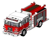 Emergency Fire Truck Vehicle