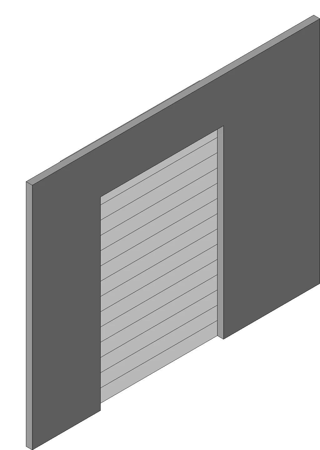 External Roller Shutter Door