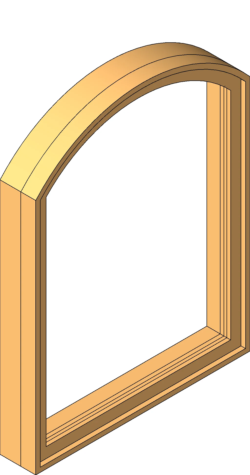 Fixed Archtop Window