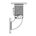 Flanged Long Radius 90 Degree Elbow