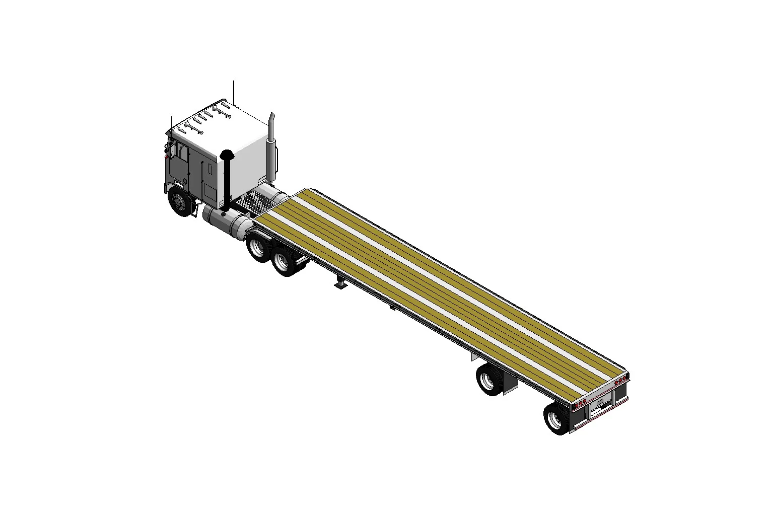 Flatbed Transport Trailer