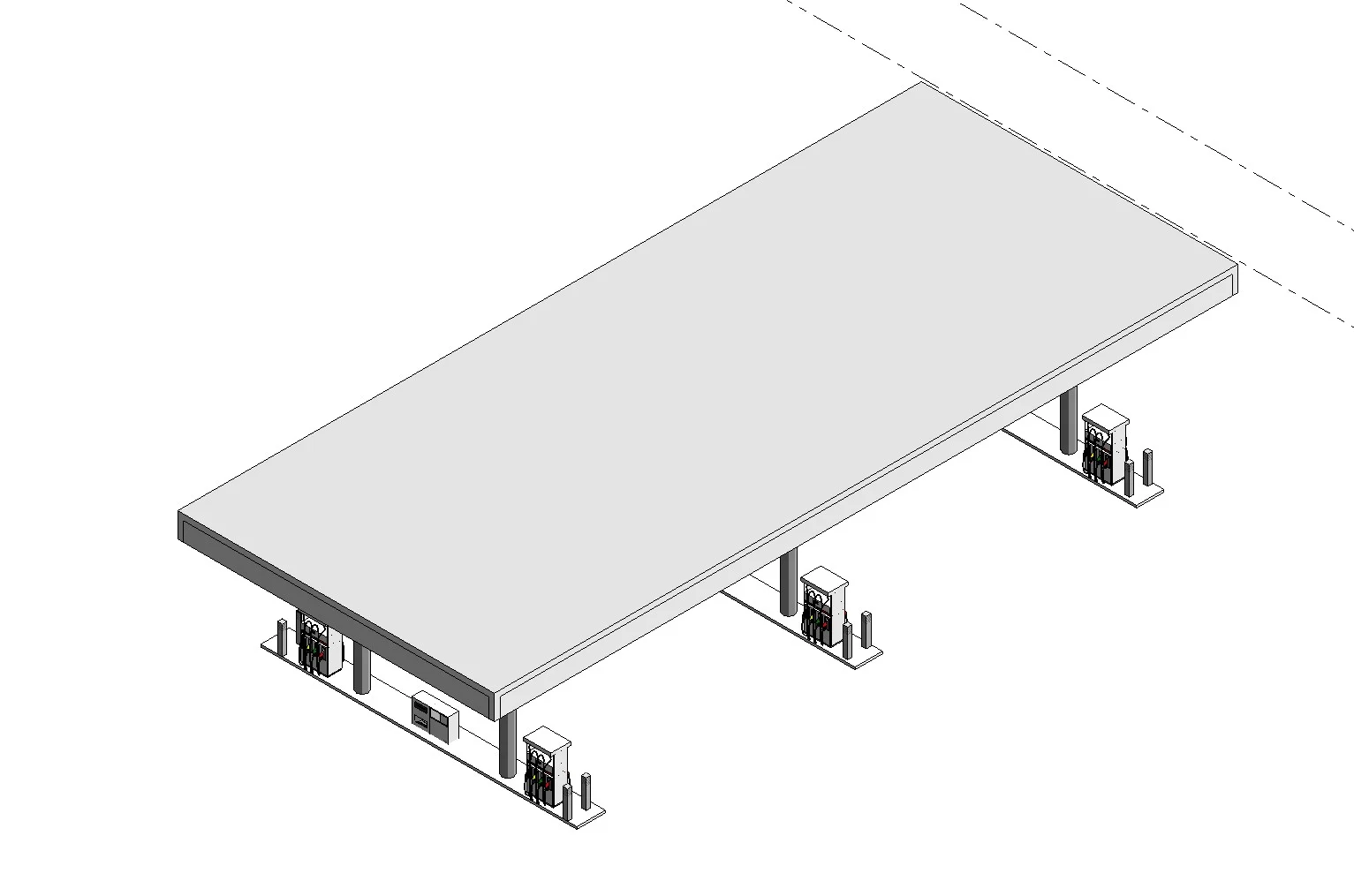 Gas Station Canopy