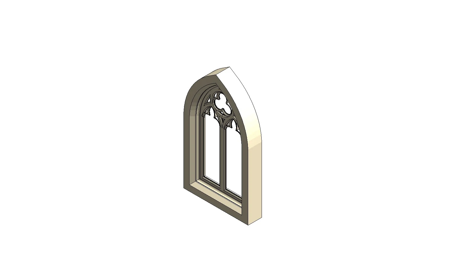 Gothic Pointed Arch Window