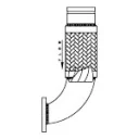 Grooved Flanged Reducing Elbow 90