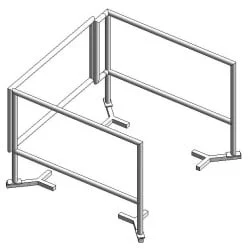 Guard Rail - Curb Mounted Roof Hatch