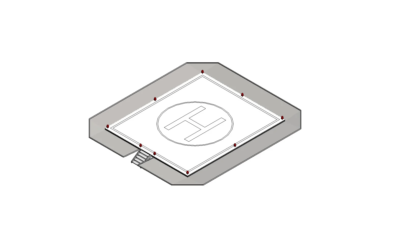 Helipad Landing Platform