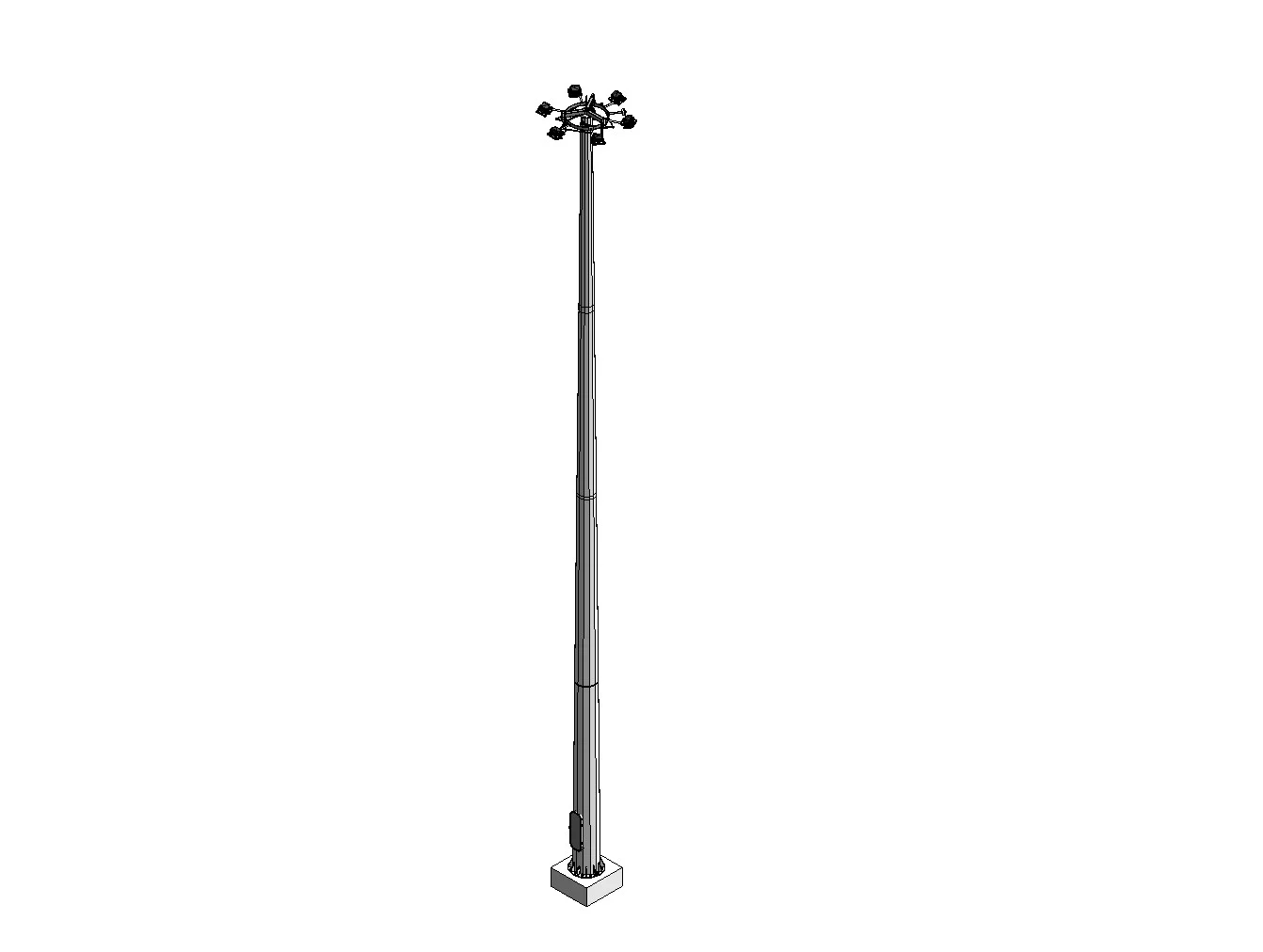High Mast Lighting Pole