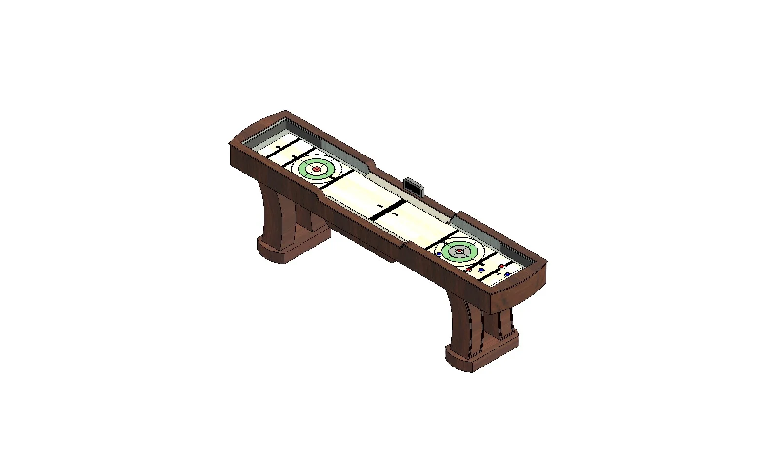 Indoor Shuffleboard Game Table