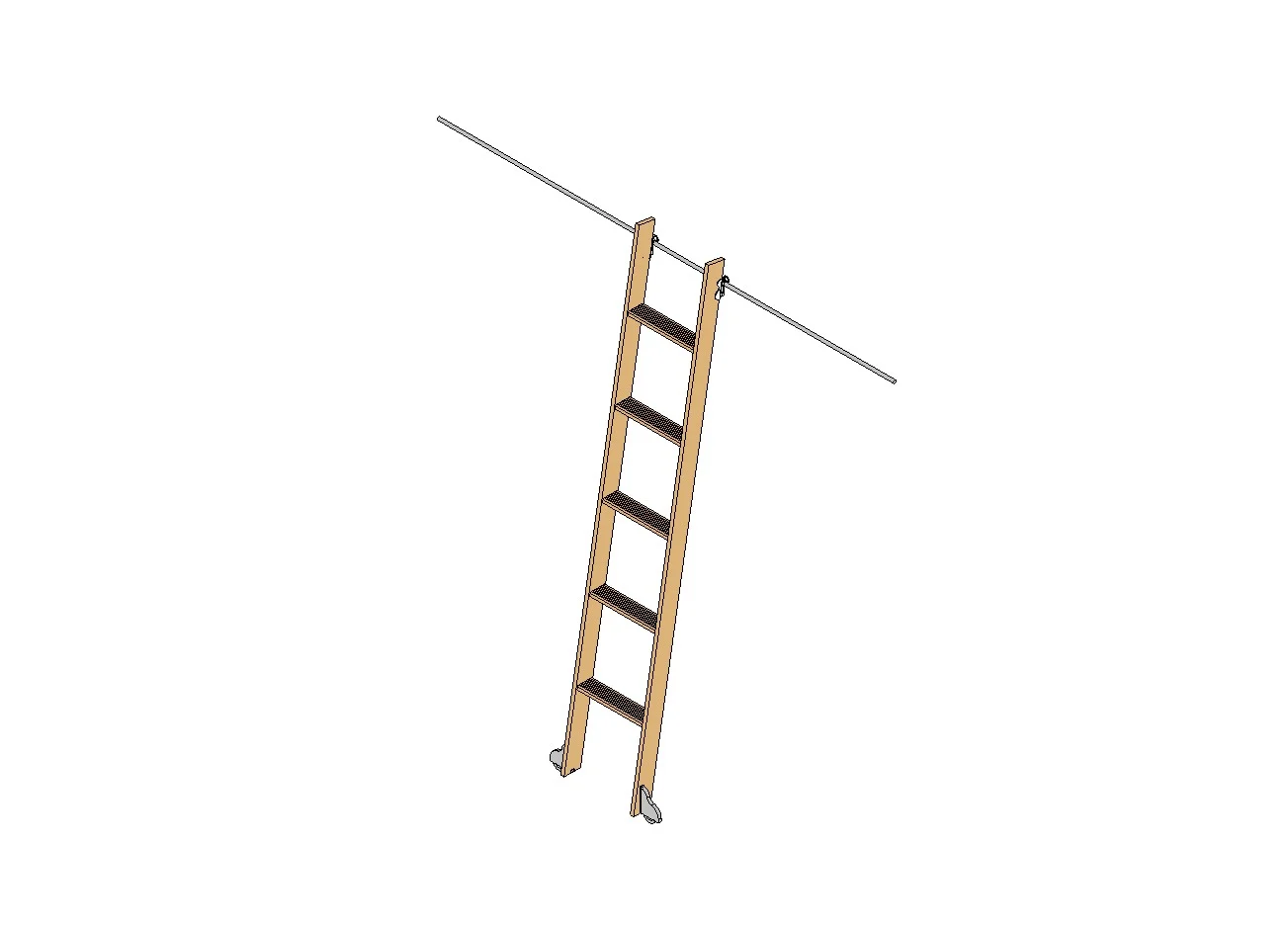 Industrial Mobile Rolling Ladder