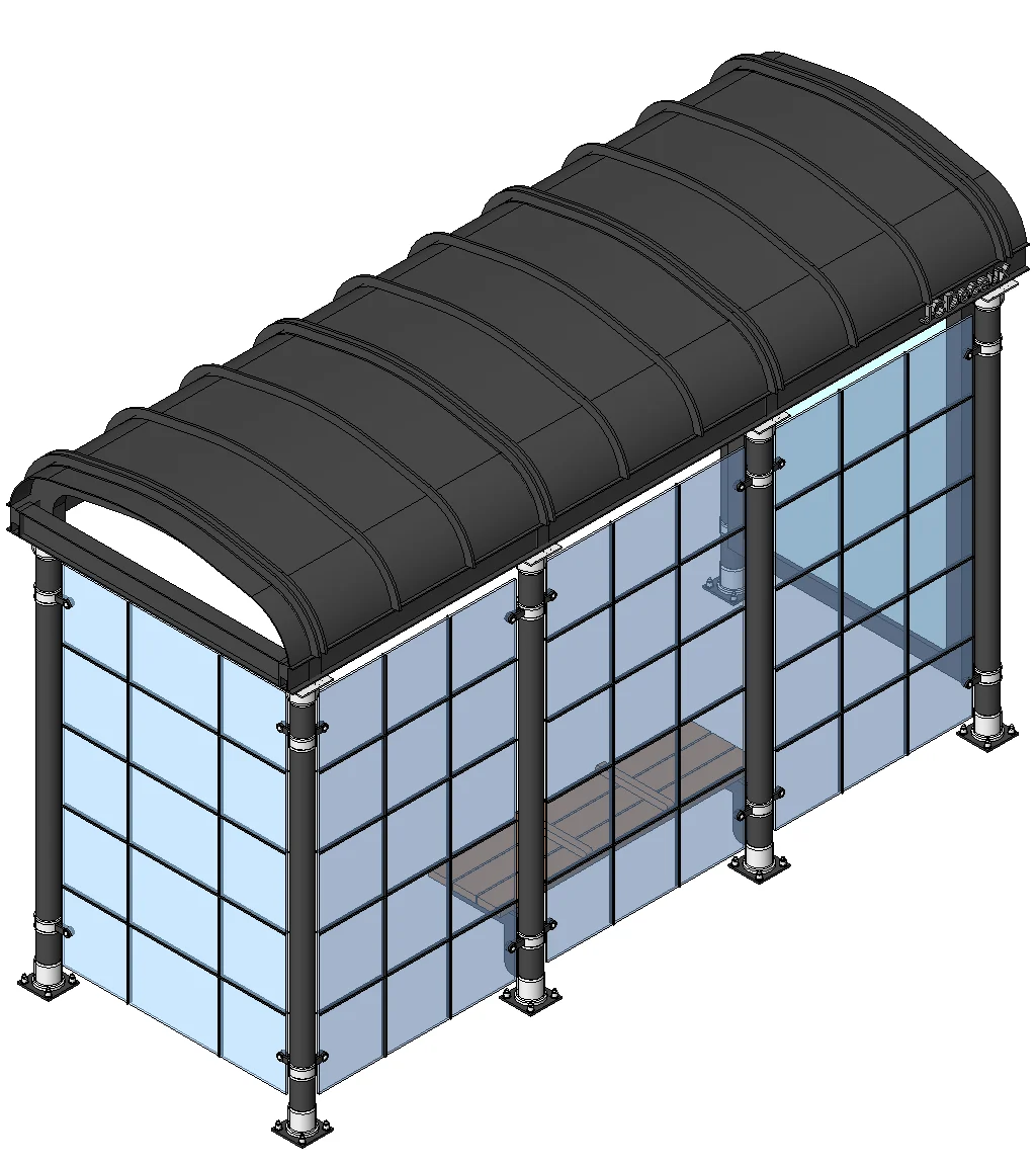 JCDecaux Transit Bus Shelter