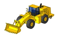 Large excavator digger