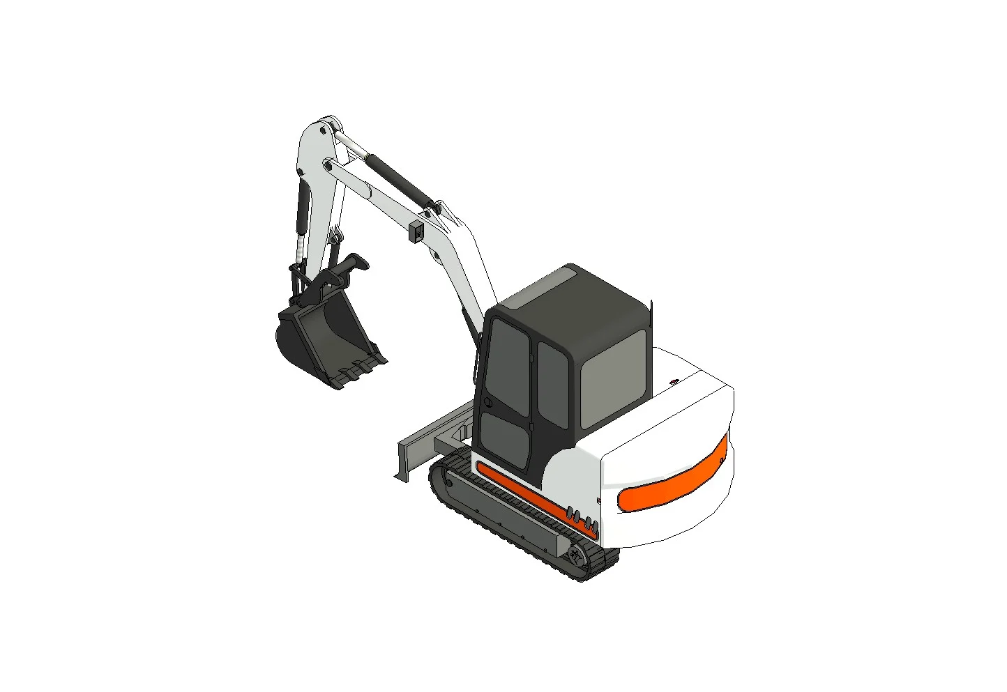 Mini Excavator Construction Vehicle