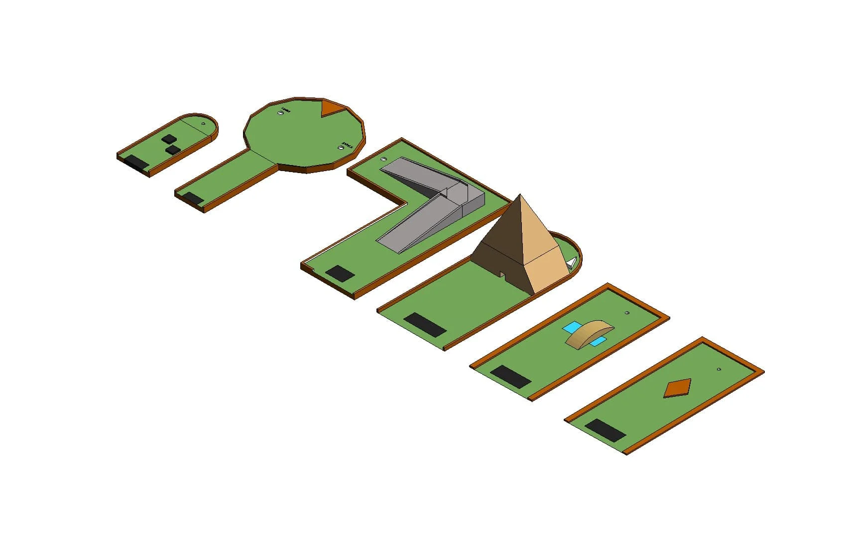 Mini Golf Course Module