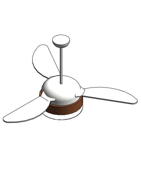 Modern Ceiling Fan with Light