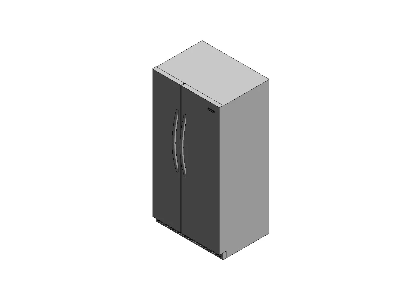 Modern Side-By-Side Refrigerator