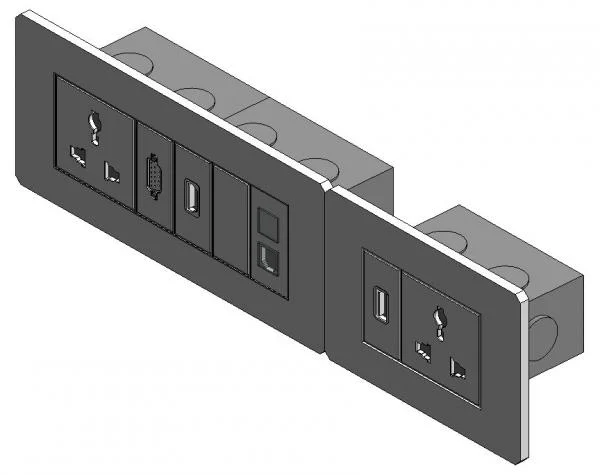 Multi-Media Outlet Panel