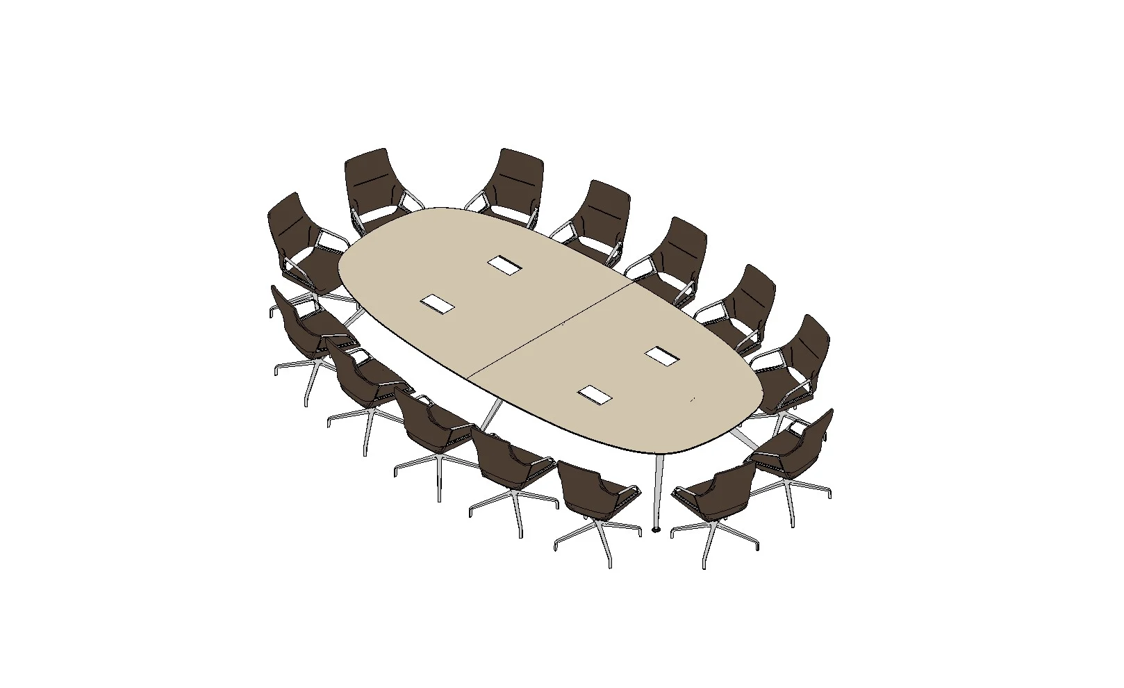 Oval Conference Table