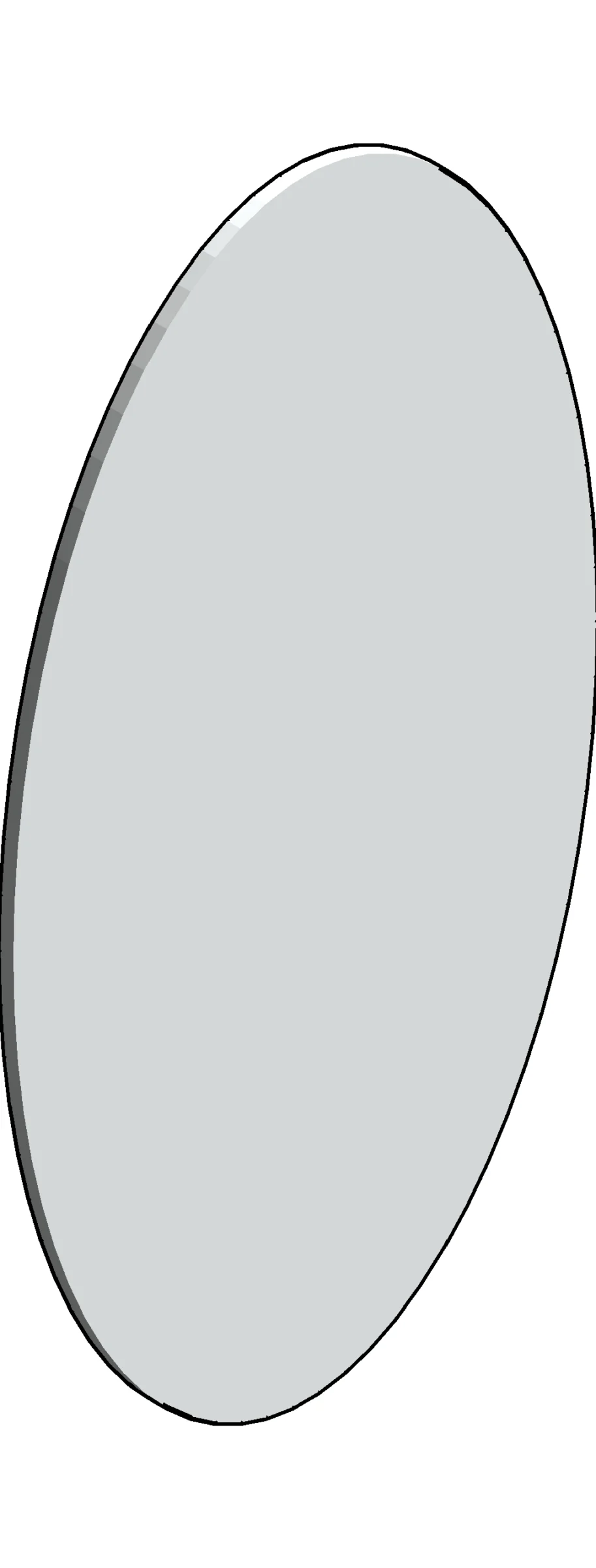 Oval Full Length Mirror