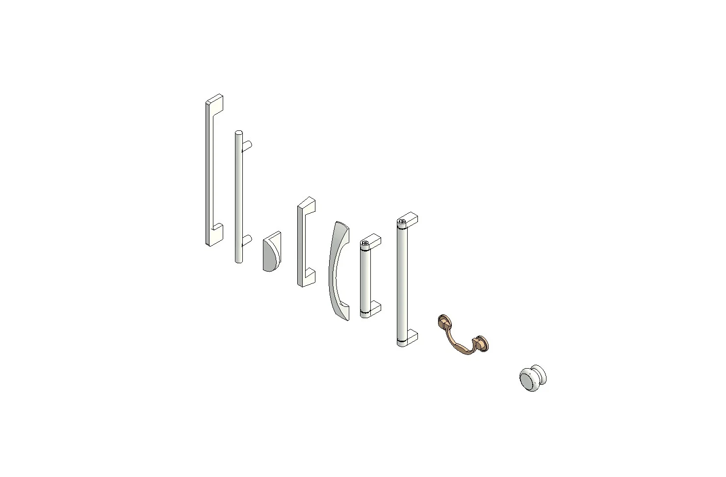 Parametric Casework Drawer Handle