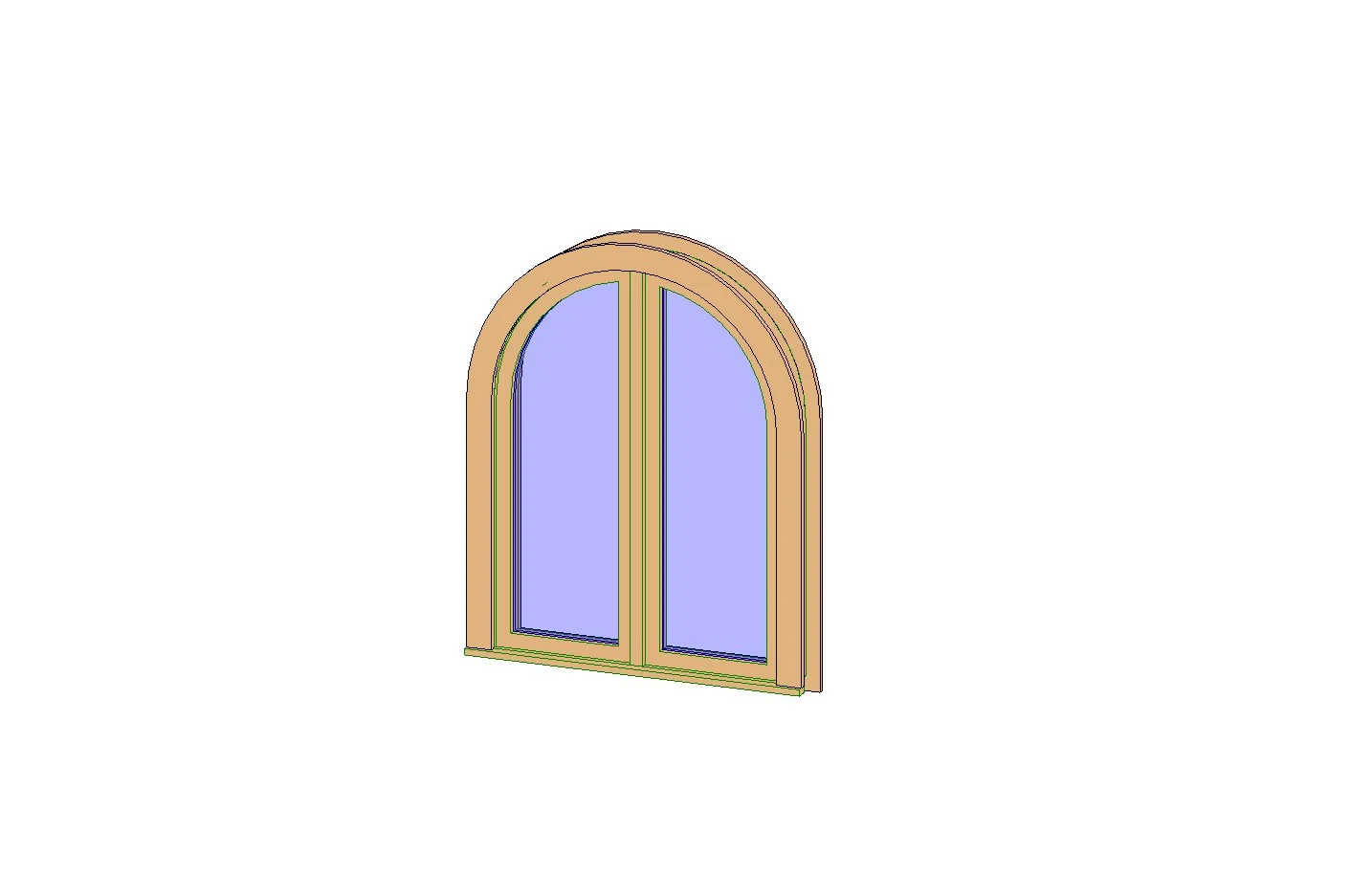 Parametric Double Curved Window